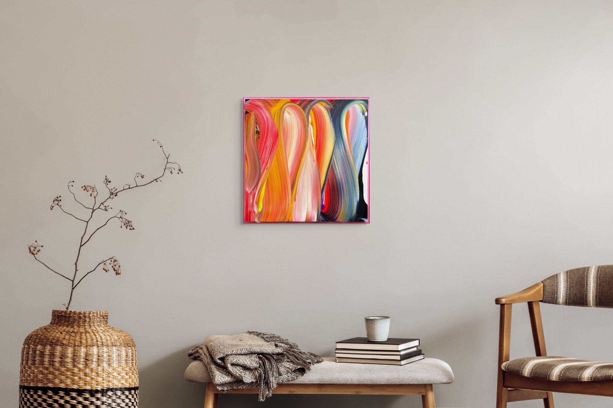 A Symphony of Hidden Depths - Nikolaos Schizas - Abstract Painting - Ideelart