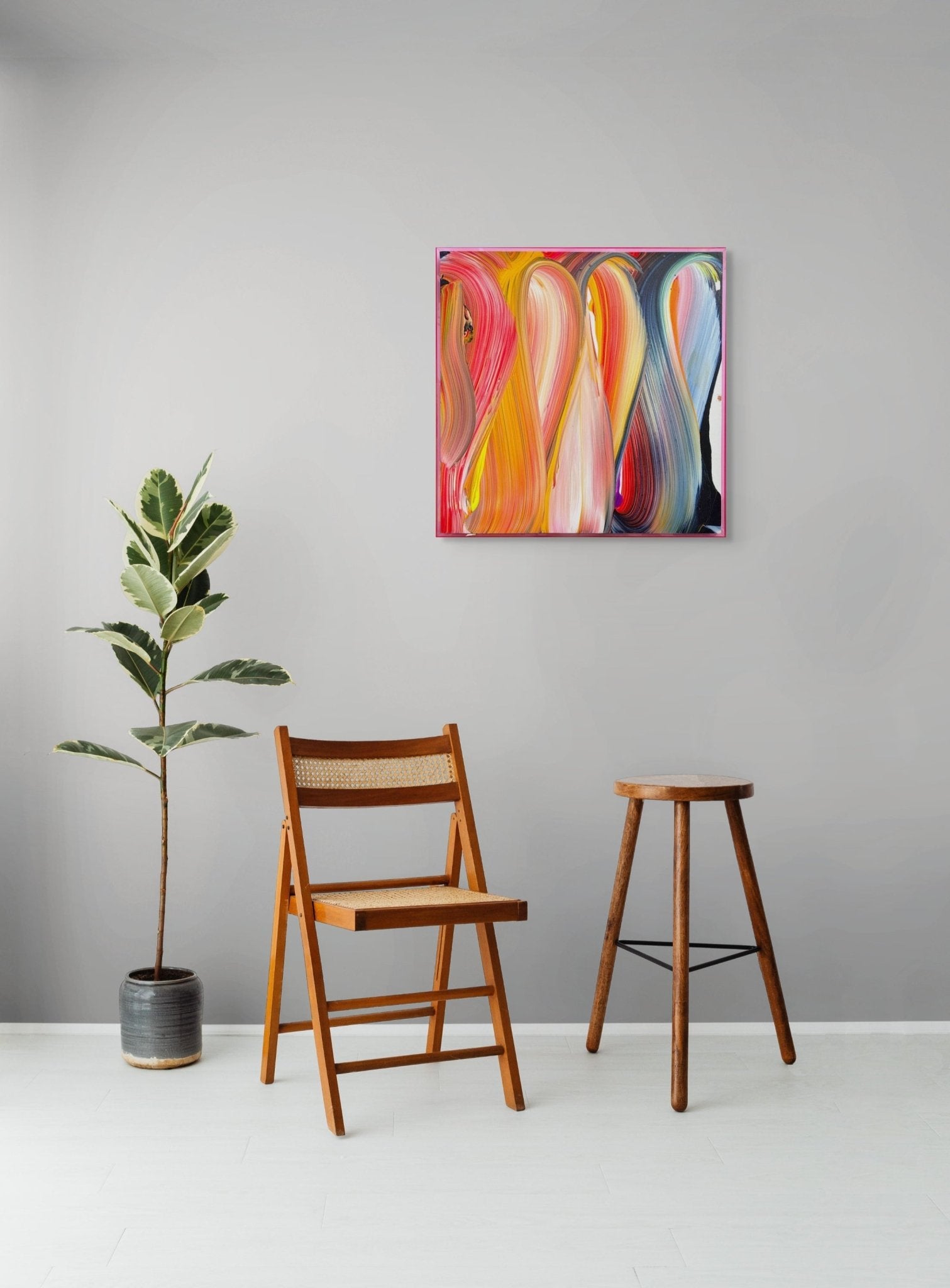 A Symphony of Hidden Depths - Nikolaos Schizas - Abstract Painting - Ideelart