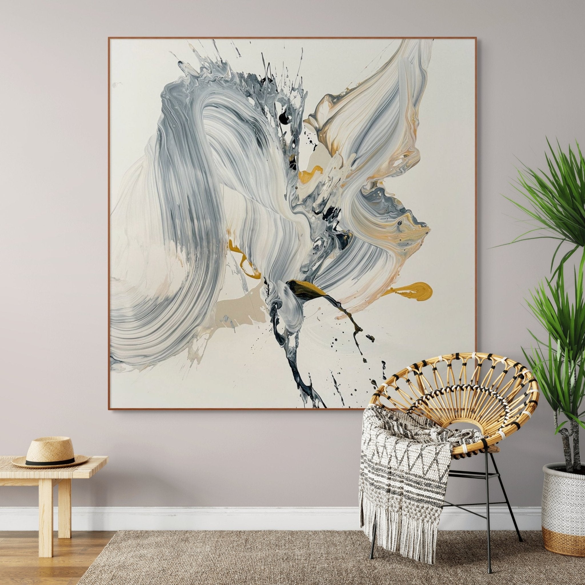 Again - Nikolaos Schizas - Abstract Painting - Ideelart