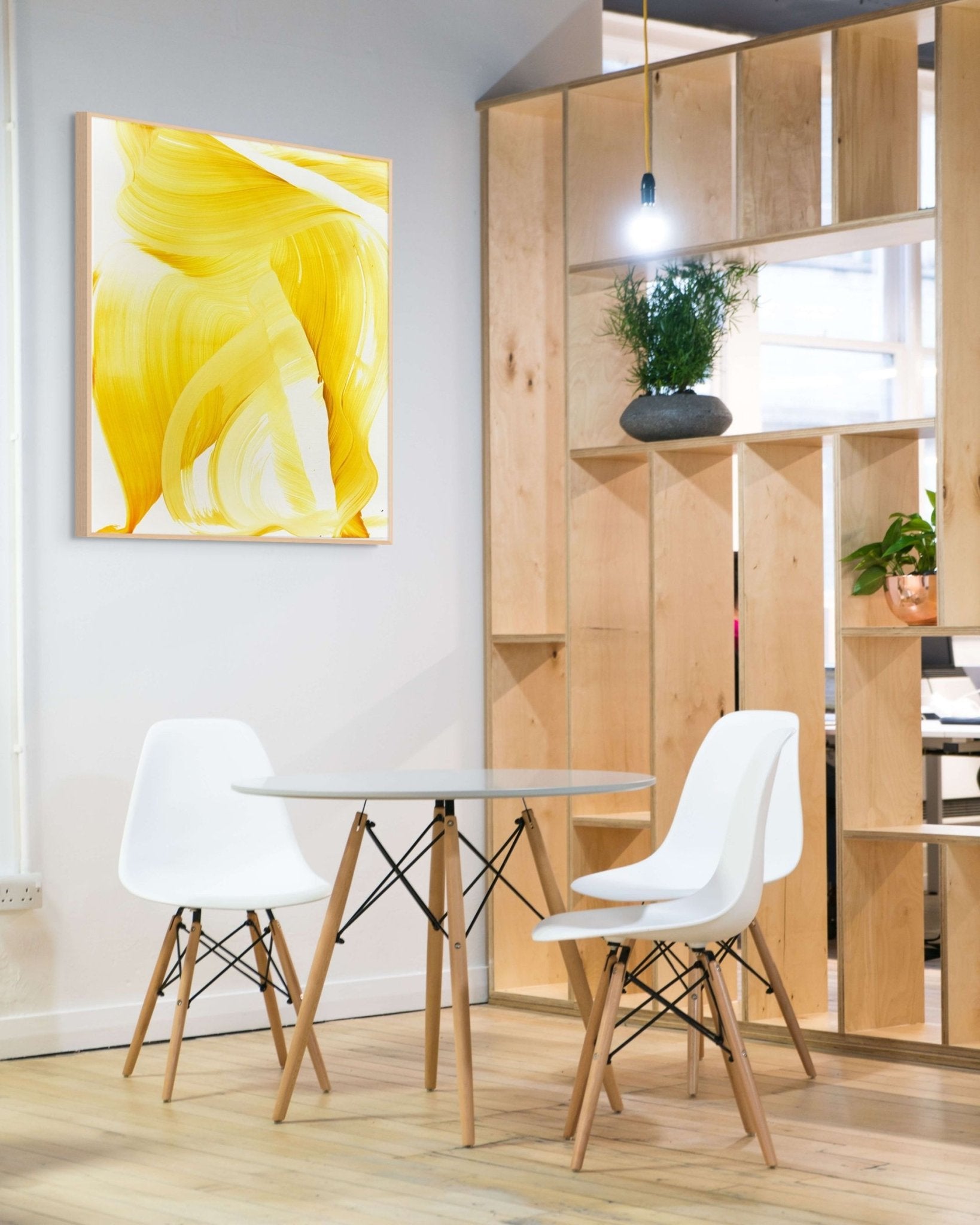 Golden Whirl - Nikolaos Schizas - Abstract Painting - Ideelart