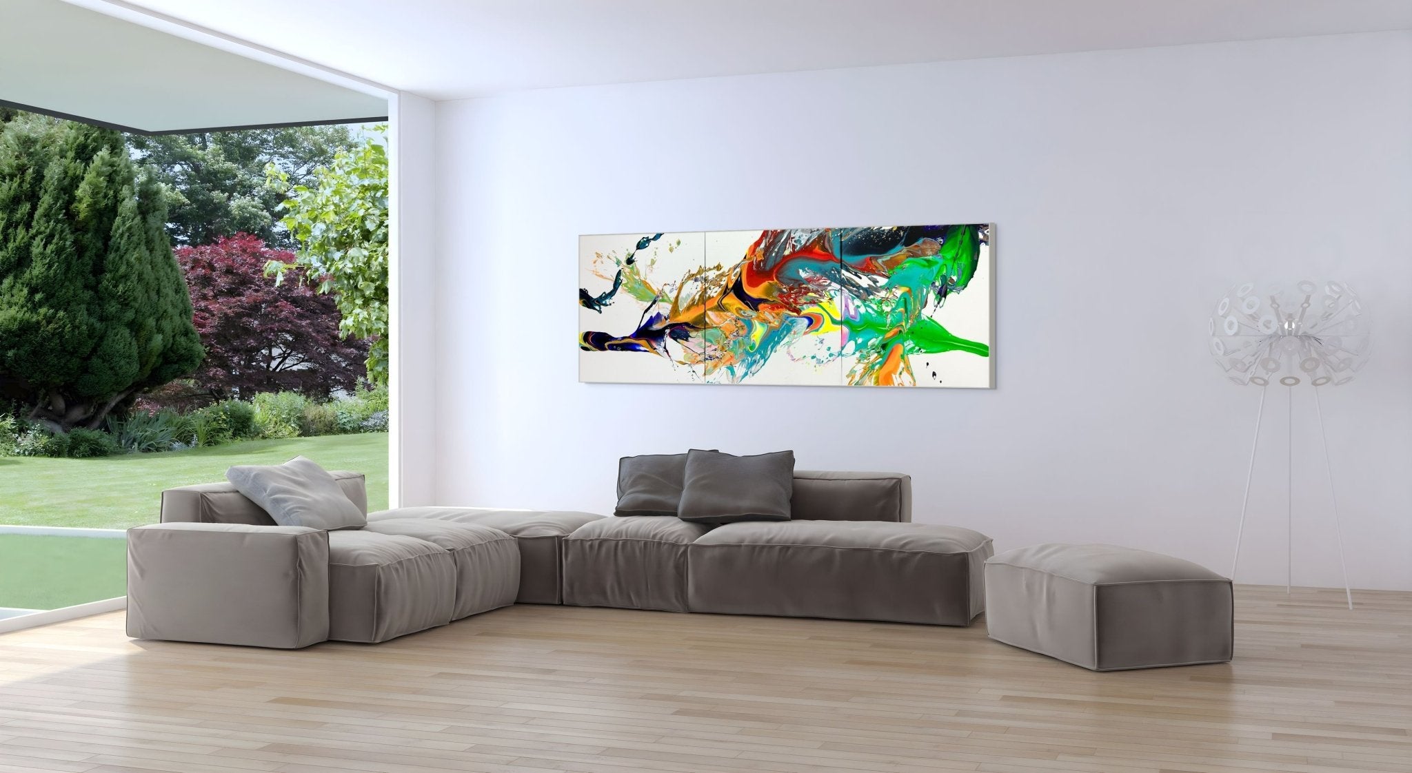 It's not the end of the world - Nikolaos Schizas - Abstract Painting - Ideelart