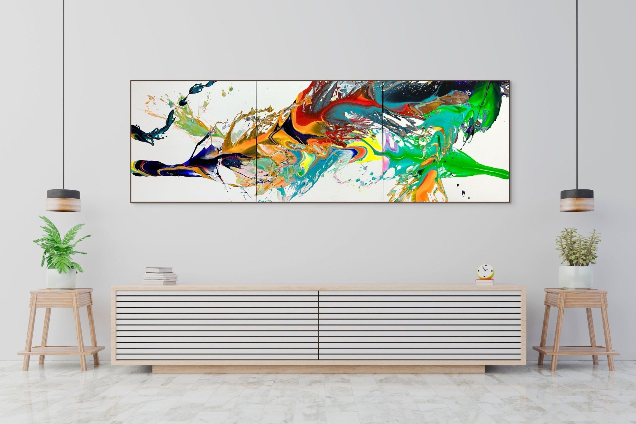 It's not the end of the world - Nikolaos Schizas - Abstract Painting - Ideelart