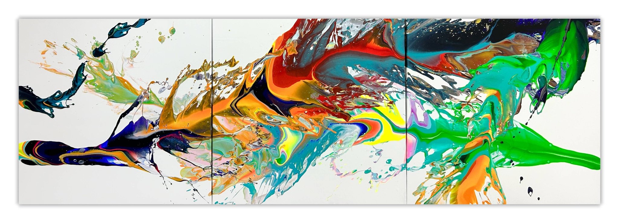 It's not the end of the world - Nikolaos Schizas - Abstract Painting - Ideelart