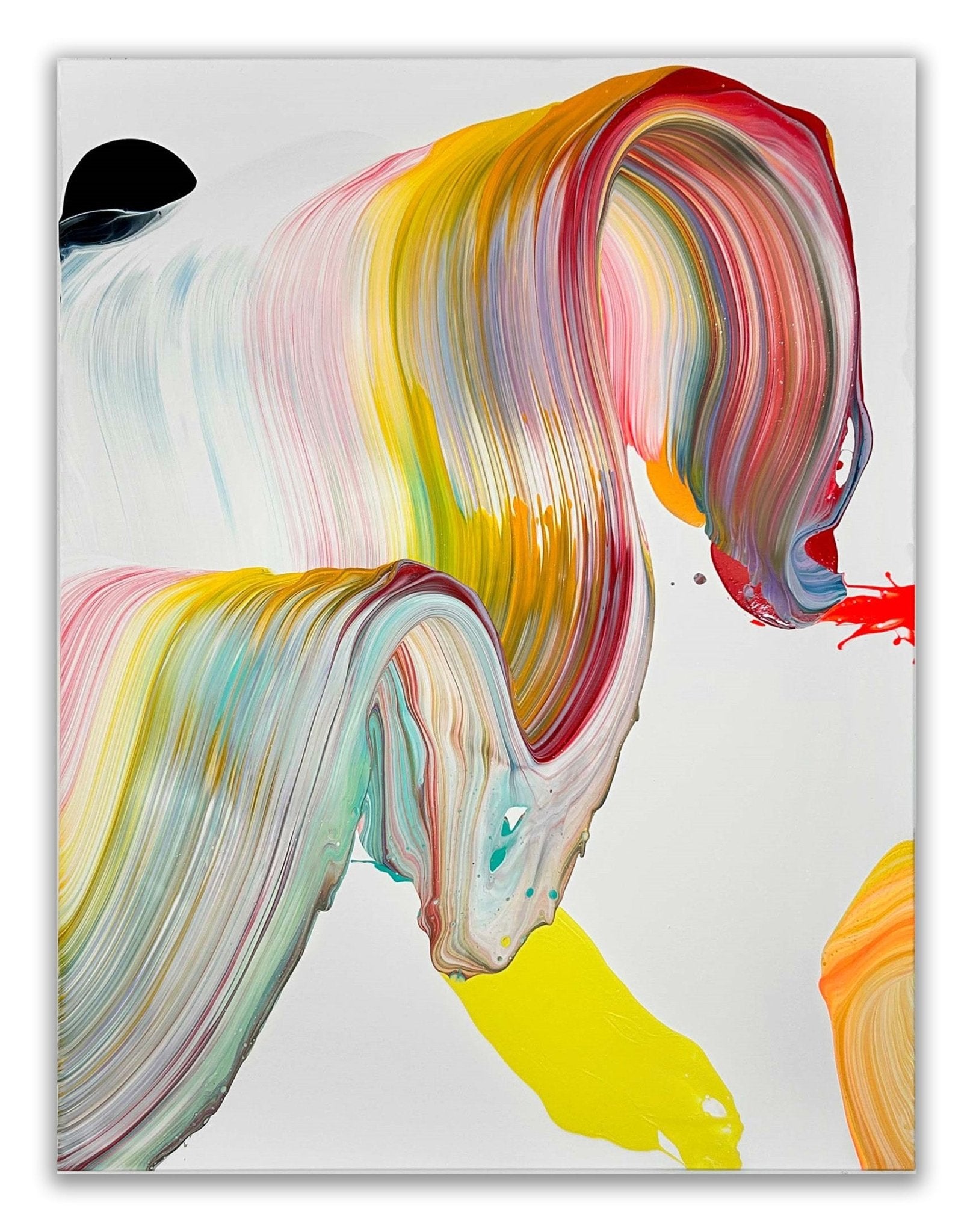 Sacred silence - Nikolaos Schizas - Abstract Painting - Ideelart