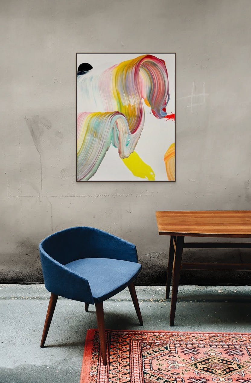 Sacred silence - Nikolaos Schizas - Abstract Painting - Ideelart