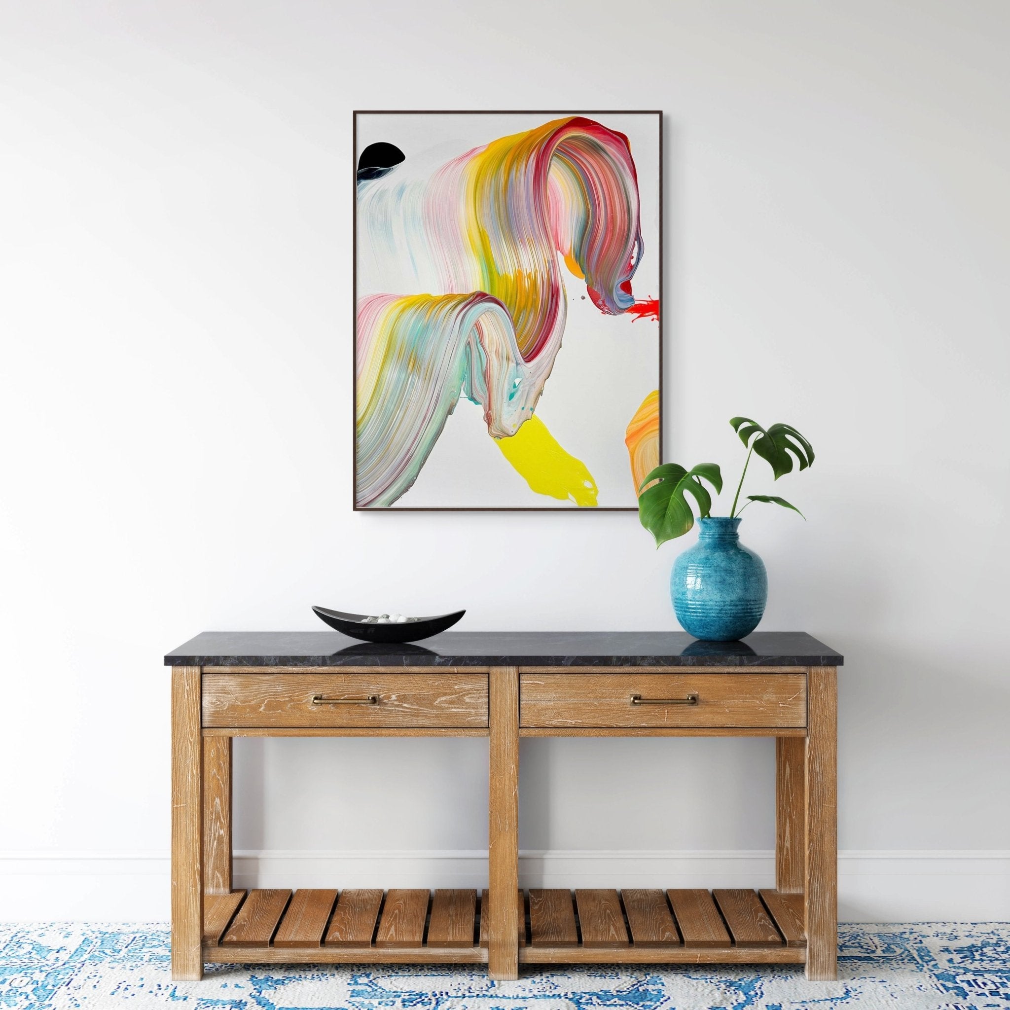 Sacred silence - Nikolaos Schizas - Abstract Painting - Ideelart