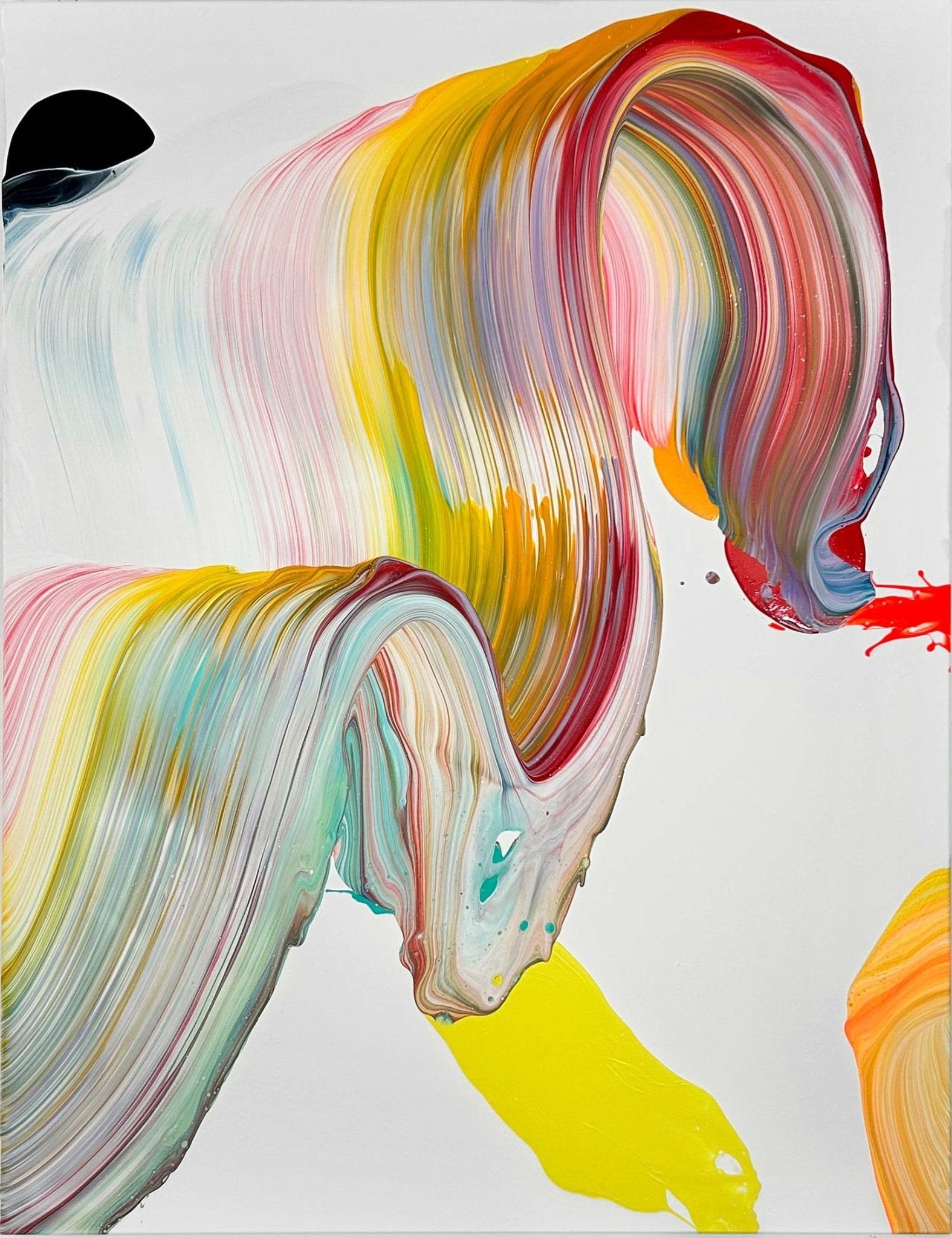 Sacred silence - Nikolaos Schizas - Abstract Painting - Ideelart