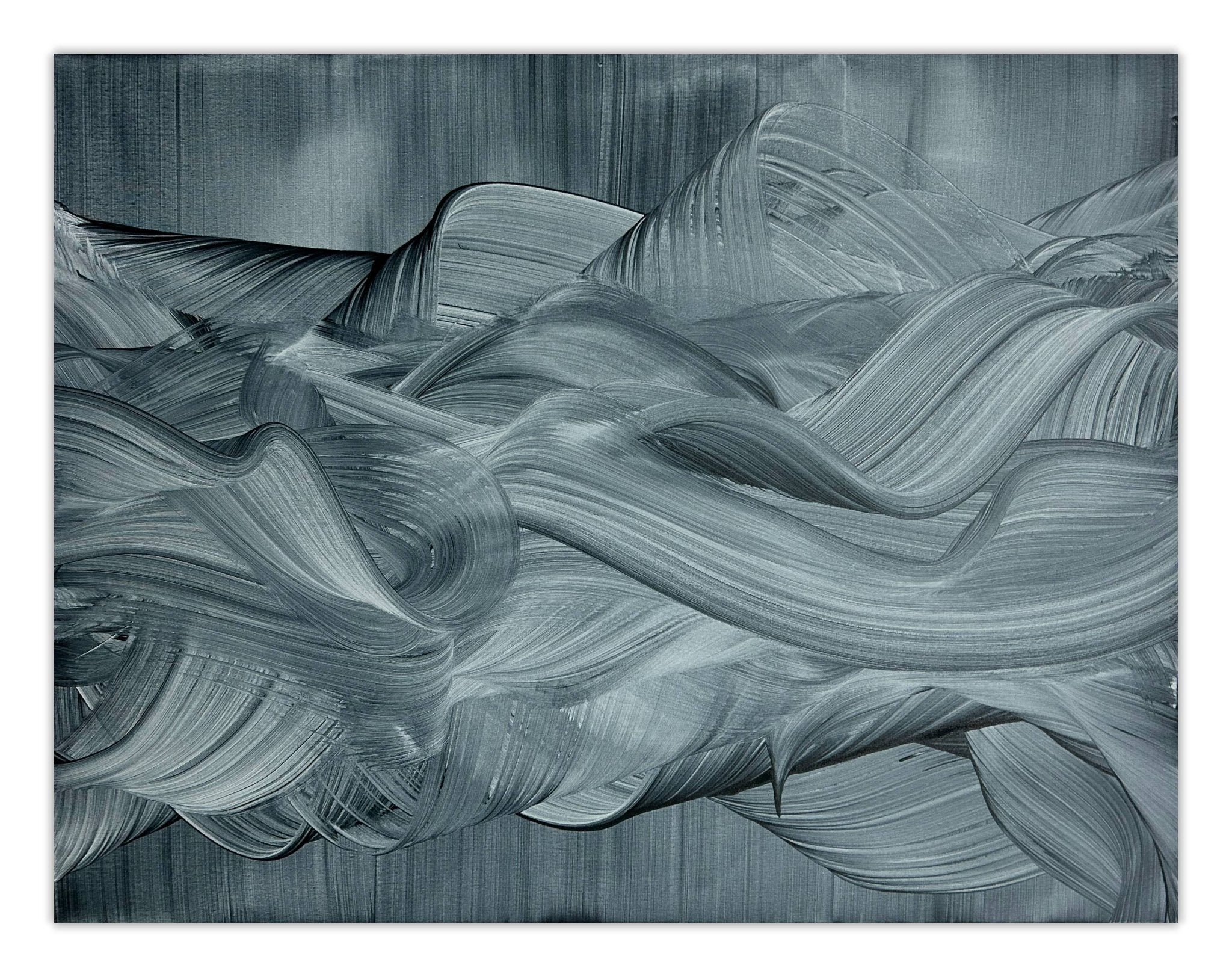 Silken shadows - Nikolaos Schizas - Abstract Painting - Ideelart