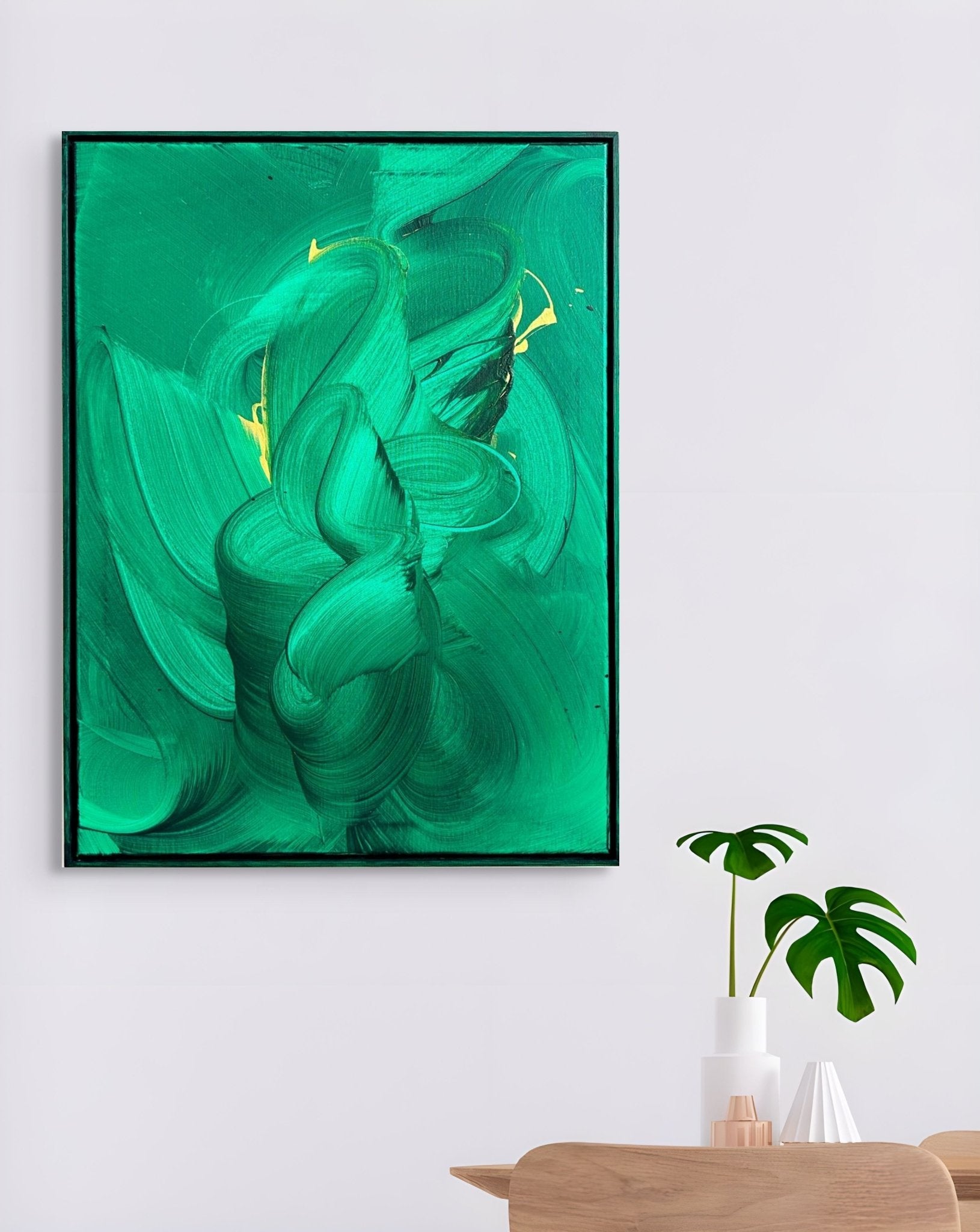 To my surprise - Nikolaos Schizas - Abstract Painting - Ideelart