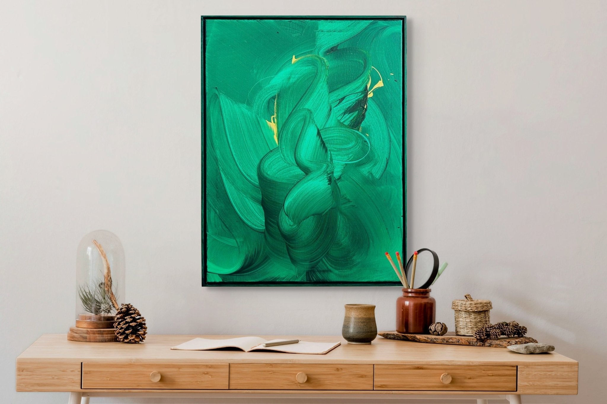 To my surprise - Nikolaos Schizas - Abstract Painting - Ideelart