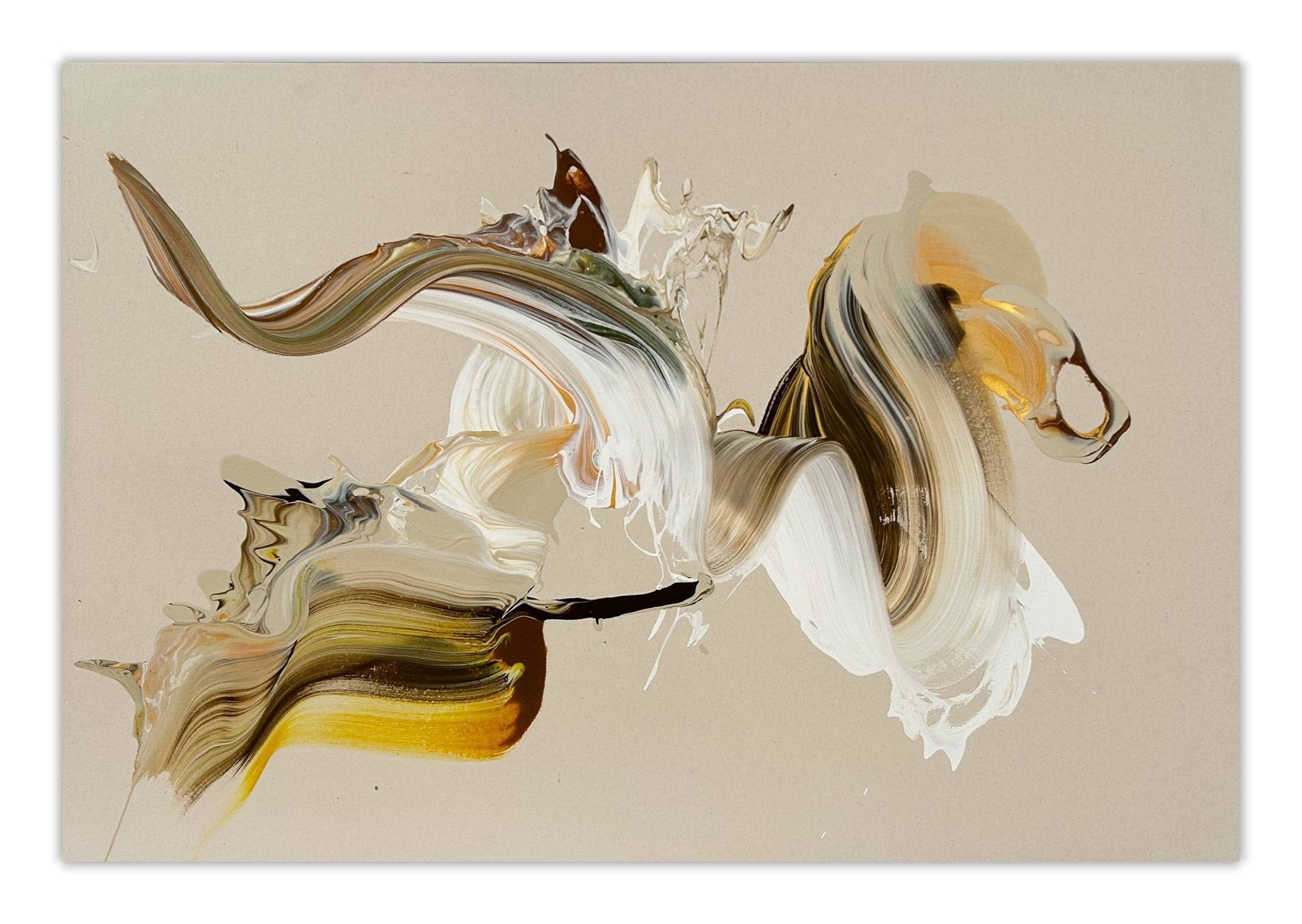 Un caballo noble - Nikolaos Schizas - Abstract Painting - Ideelart