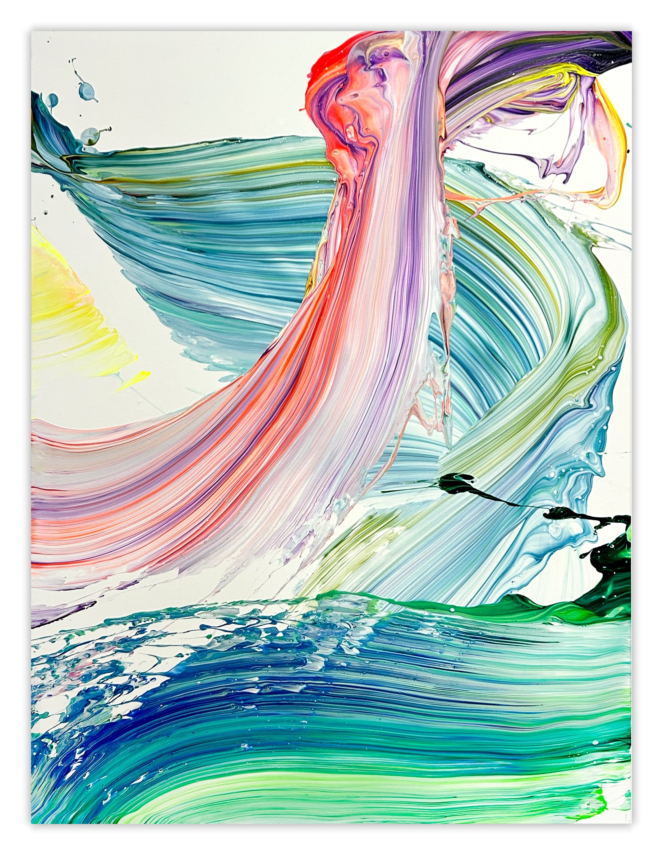 Under a colourful sea