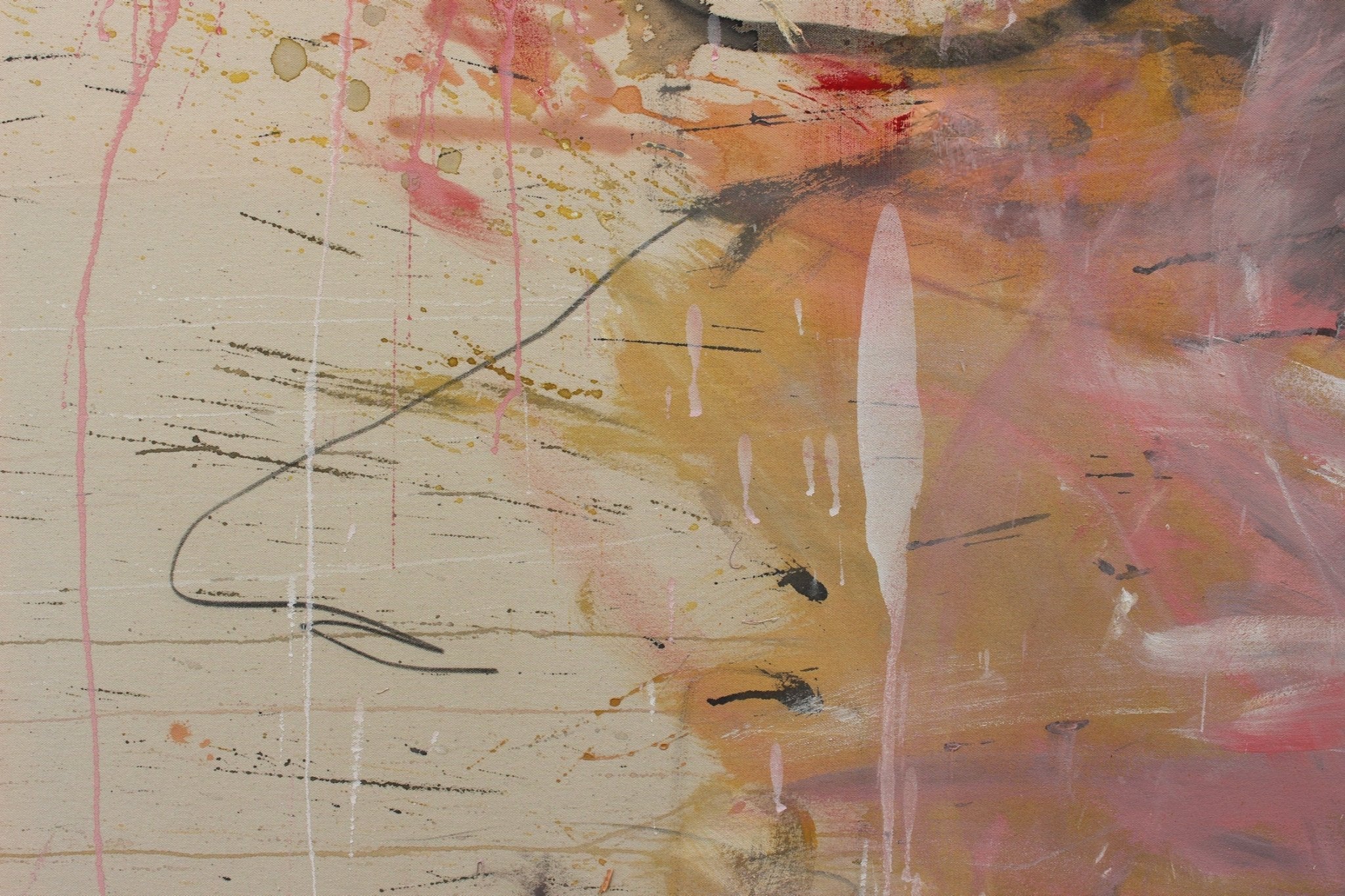 Gestural Whispers - Daniela Schweinsberg - Abstract Painting - Ideelart