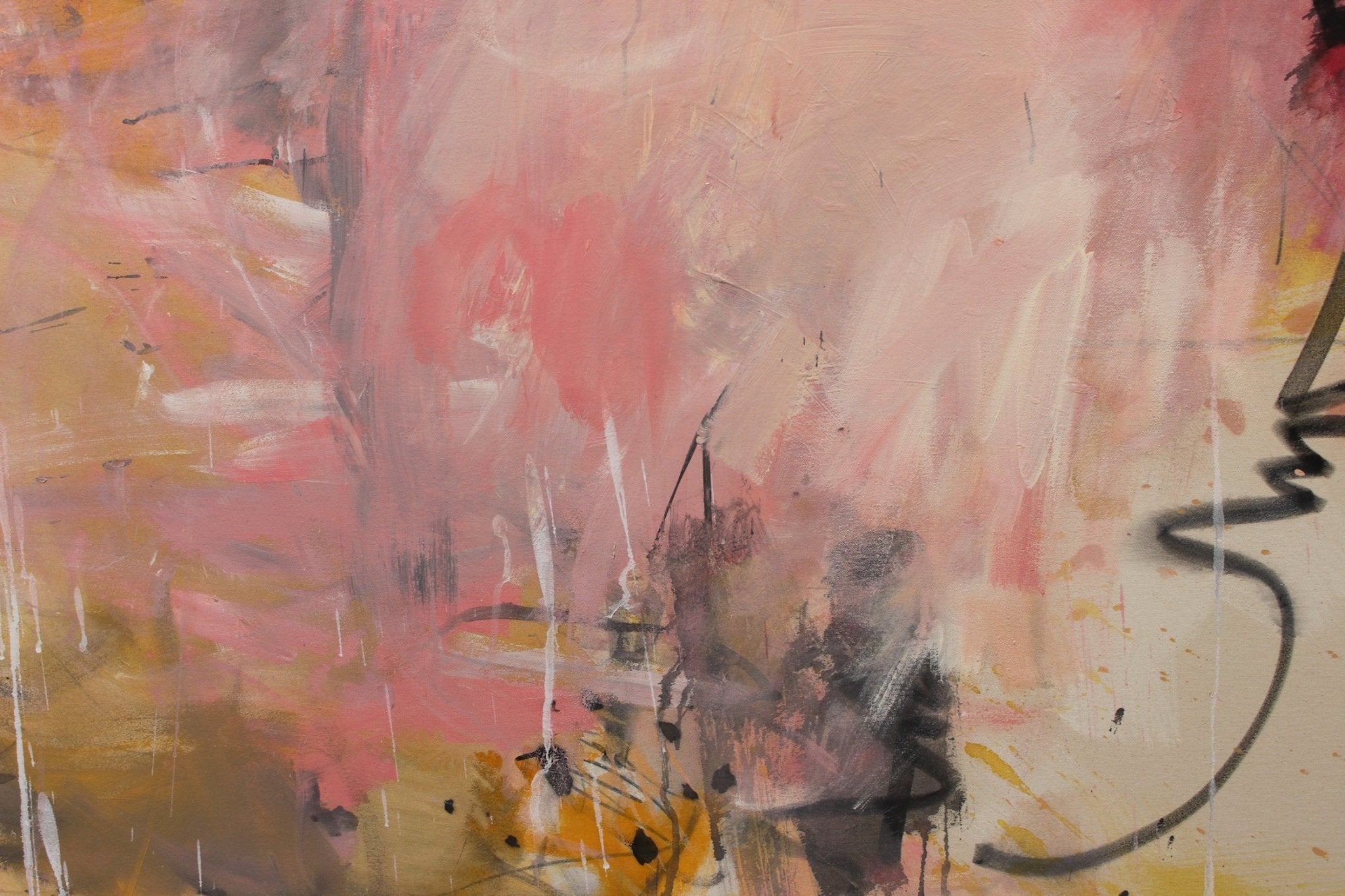 Gestural Whispers - Daniela Schweinsberg - Abstract Painting - Ideelart