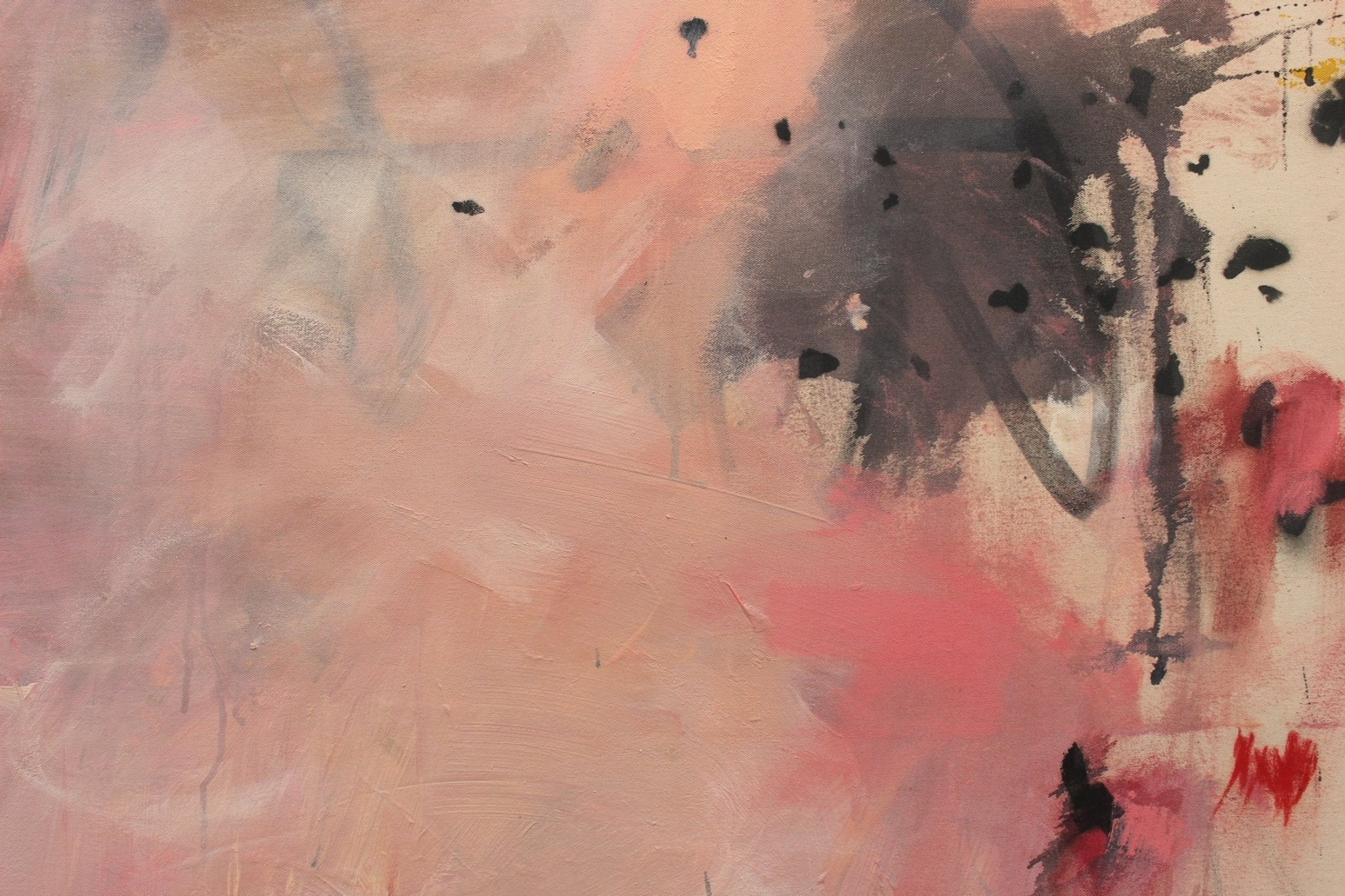 Gestural Whispers - Daniela Schweinsberg - Abstract Painting - Ideelart