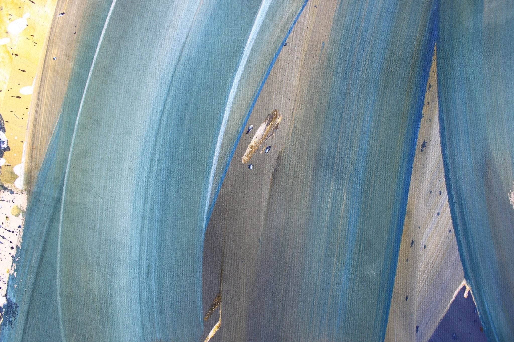 Night Kisses Day - Daniela Schweinsberg - Abstract Painting - Ideelart