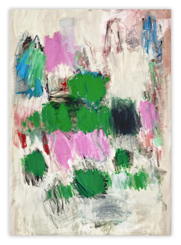 Spring in Alsace (upside down) - Laura Basterra Sanz - Abstract Painting - Ideelart