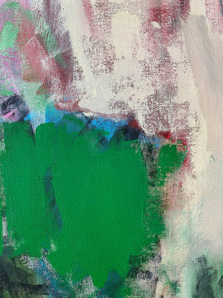 Spring in Alsace (upside down) - Laura Basterra Sanz - Abstract Painting - Ideelart