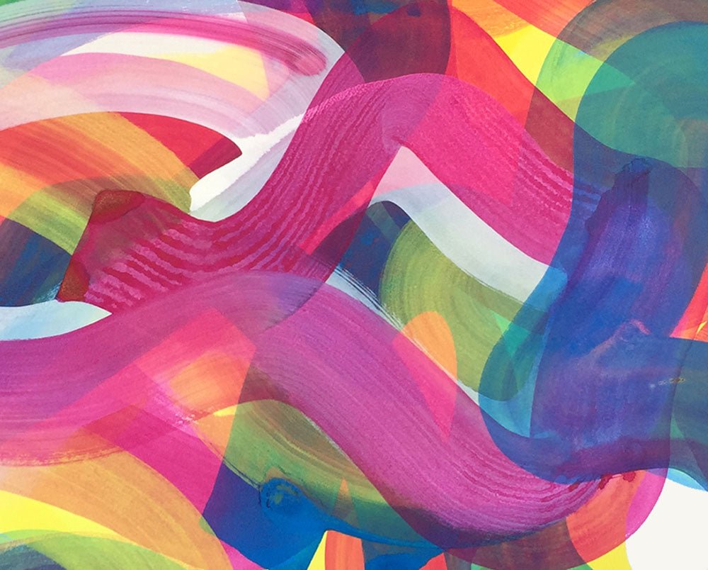 Squirm 16 - Leon Phillips - Abstract Painting - Ideelart