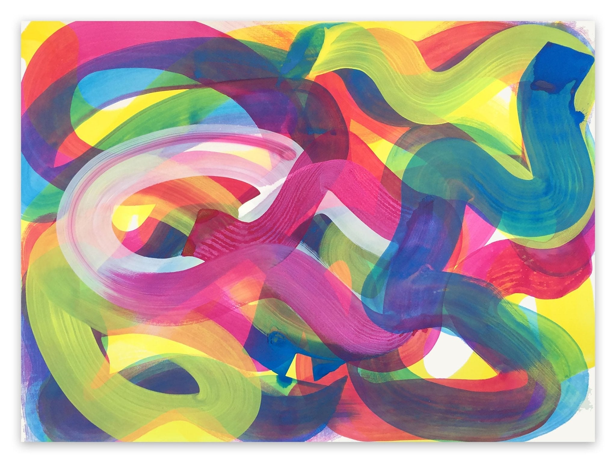 Squirm 16 - Leon Phillips - Abstract Painting - Ideelart