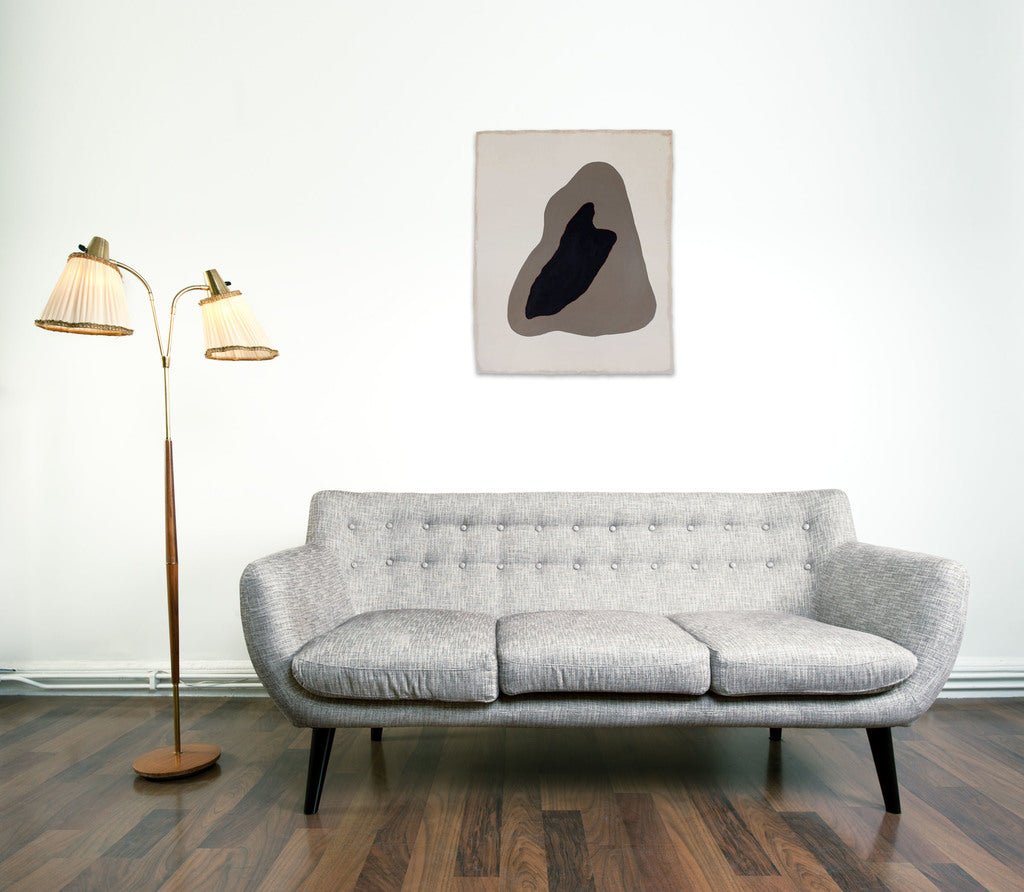 Stone 2 - Brooke Noel Morgan - Abstract Painting - Ideelart