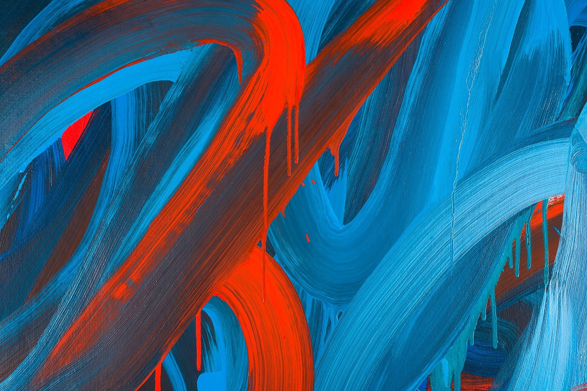 Swirl 3 - Leon Phillips - Abstract Painting - Ideelart