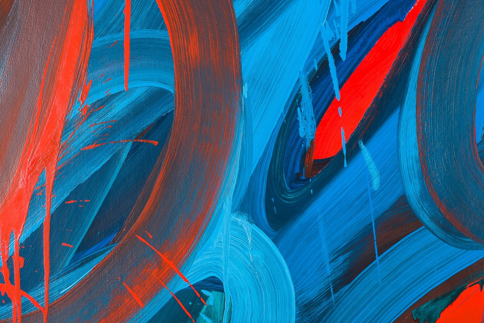 Swirl 3 - Leon Phillips - Abstract Painting - Ideelart