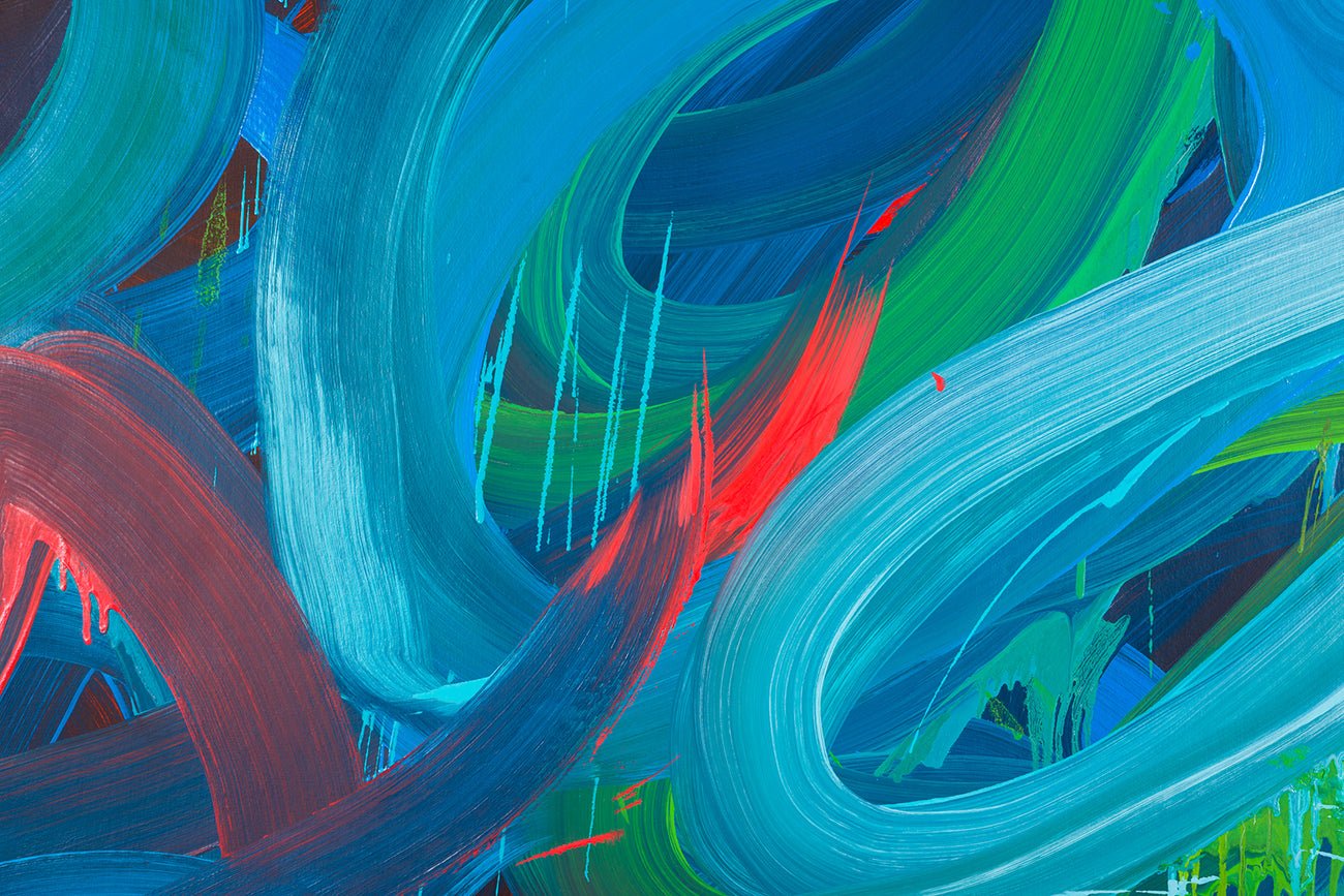 Swirl No.4 - Leon Phillips - Abstract Painting - Ideelart