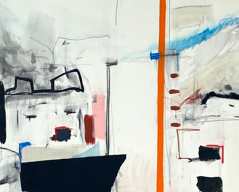 The Mediterranean - Adrienn Krahl - Abstract Painting - Ideelart