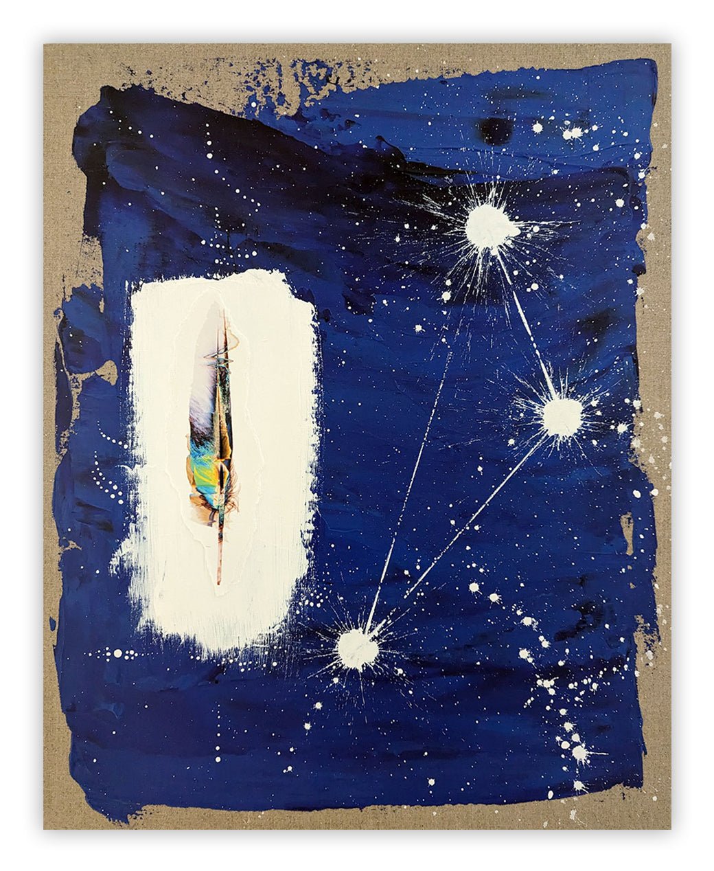 The Quiet Stars 003 - Jason Engelund - Abstract Painting - Ideelart