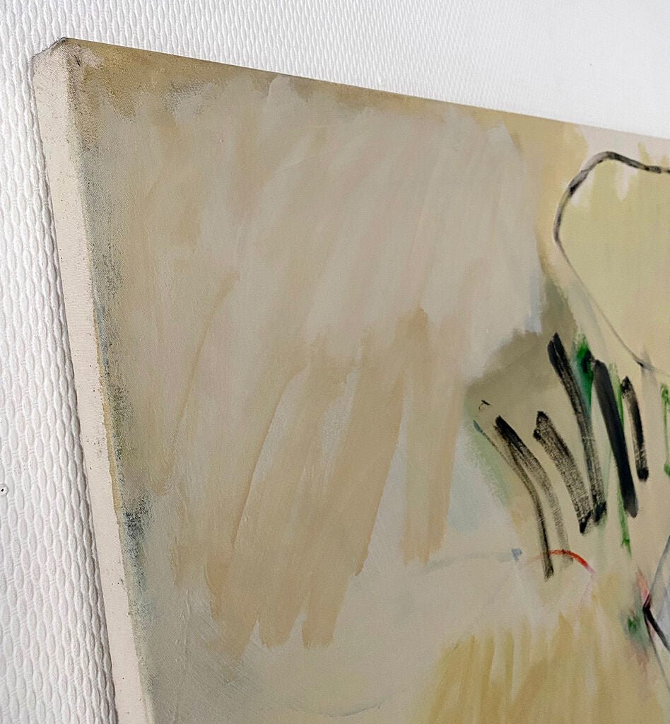 The River (La Meuse) - Laura Basterra Sanz - Abstract Painting - Ideelart