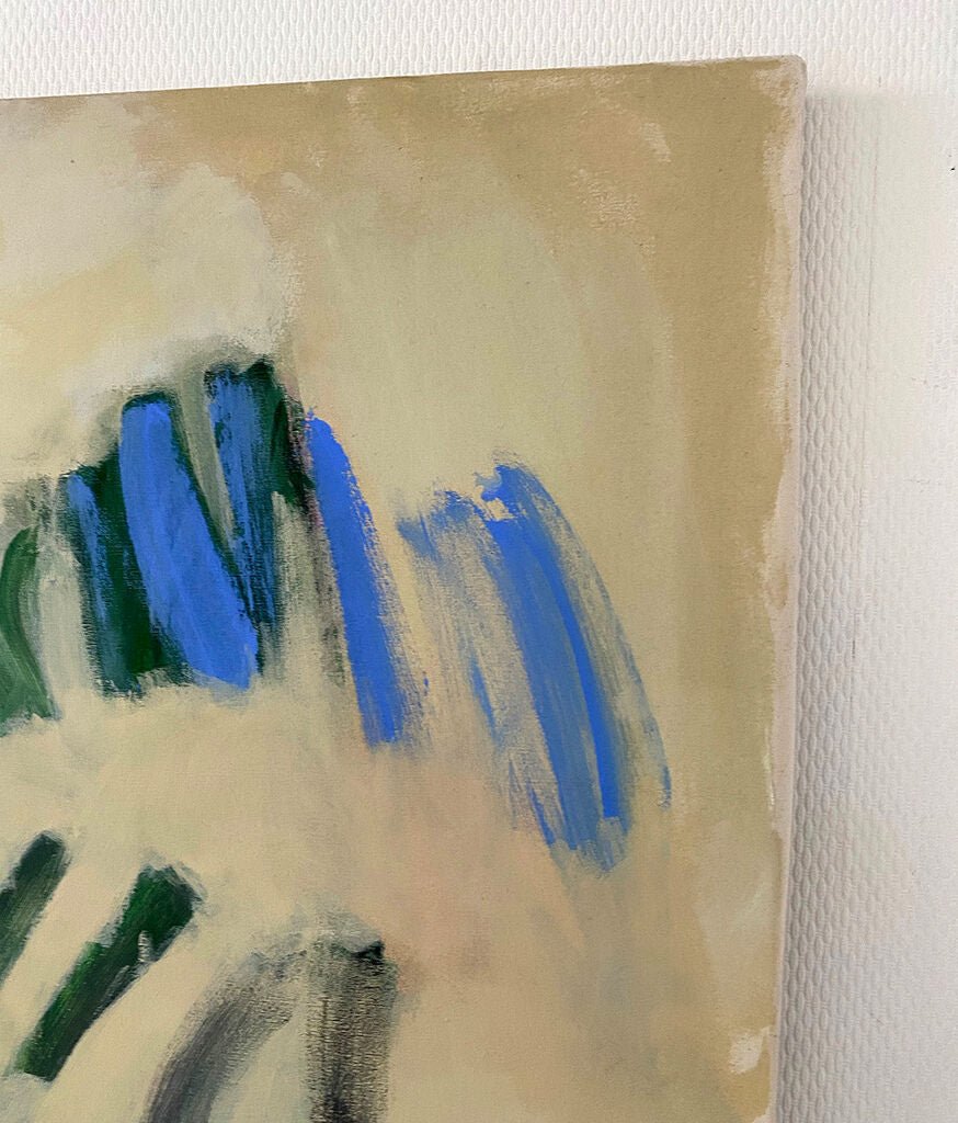 The River (La Meuse) - Laura Basterra Sanz - Abstract Painting - Ideelart