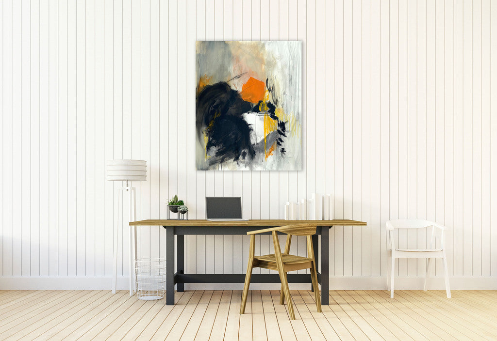 Time travel - Adrienn Krahl - Abstract Painting - Ideelart