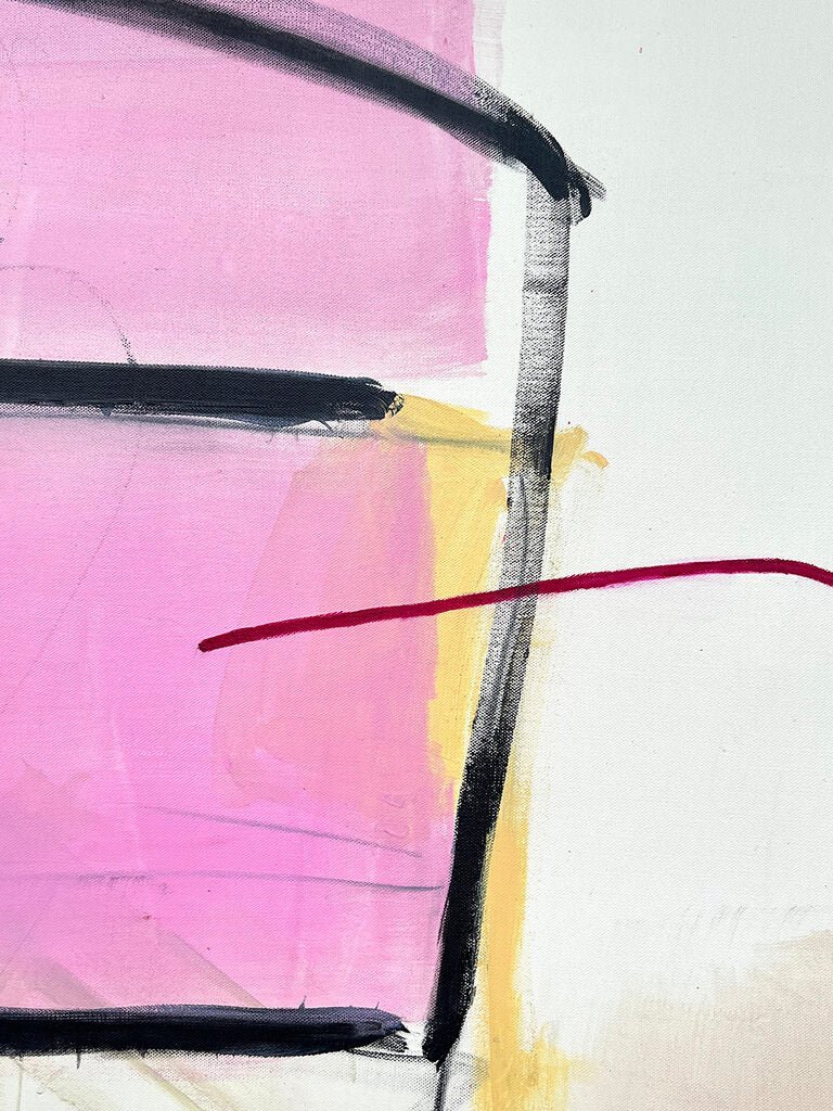 Two Stories - Adrienn Krahl - Abstract Painting - Ideelart