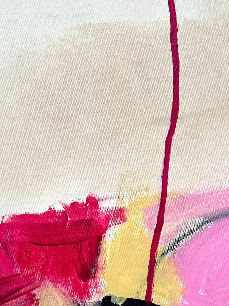 Two Stories - Adrienn Krahl - Abstract Painting - Ideelart