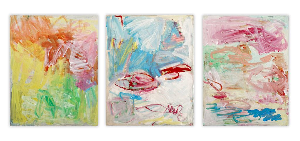 Untitled (Fire, Water, Wind) - Laura Basterra Sanz - Abstract Painting - Ideelart