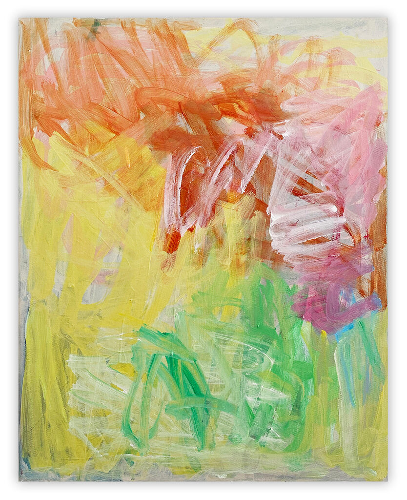 Untitled (Fire, Water, Wind) - Laura Basterra Sanz - Abstract Painting - Ideelart