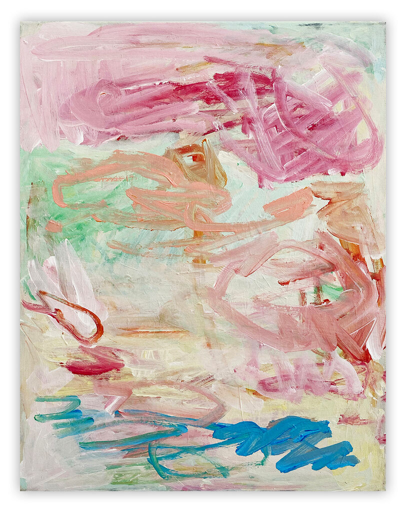 Untitled (Fire, Water, Wind) - Laura Basterra Sanz - Abstract Painting - Ideelart