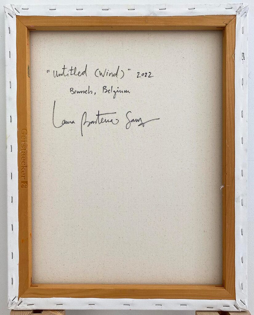 Untitled (Fire, Water, Wind) - Laura Basterra Sanz - Abstract Painting - Ideelart