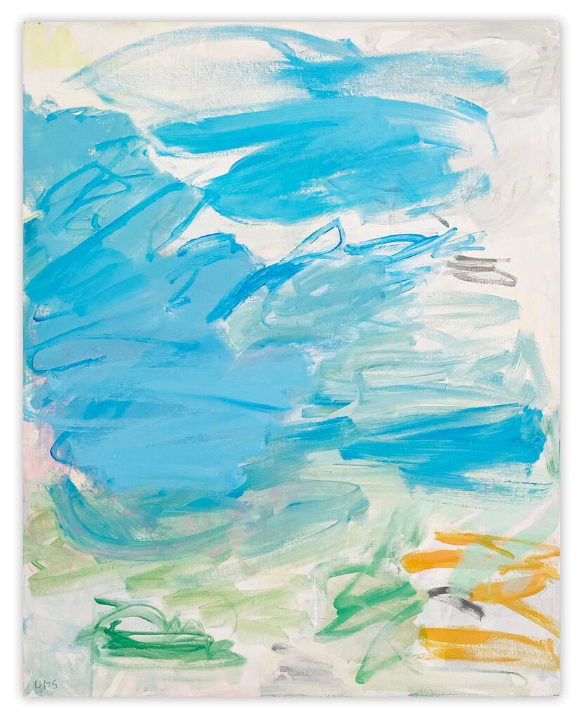 Untitled (summer breeze) - Laura Basterra Sanz - Abstract Painting - Ideelart