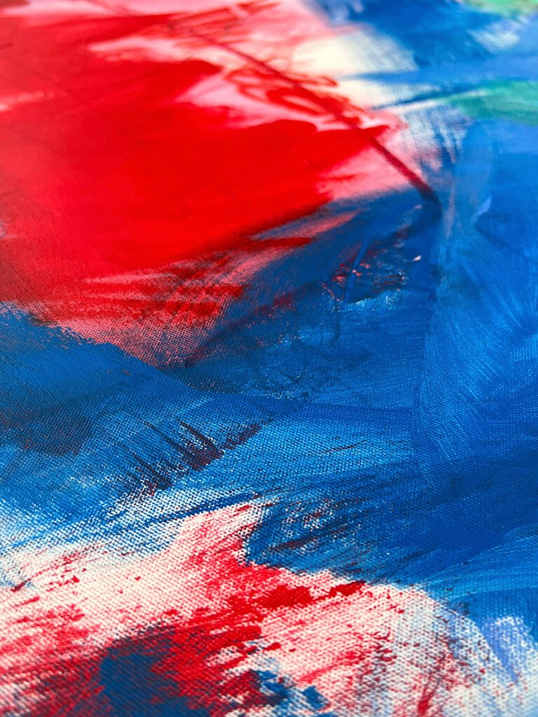 Walk In Ginza - Adrienn Krahl - Abstract Painting - Ideelart