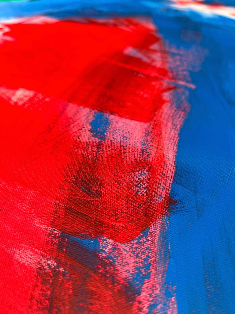 Walk In Ginza - Adrienn Krahl - Abstract Painting - Ideelart