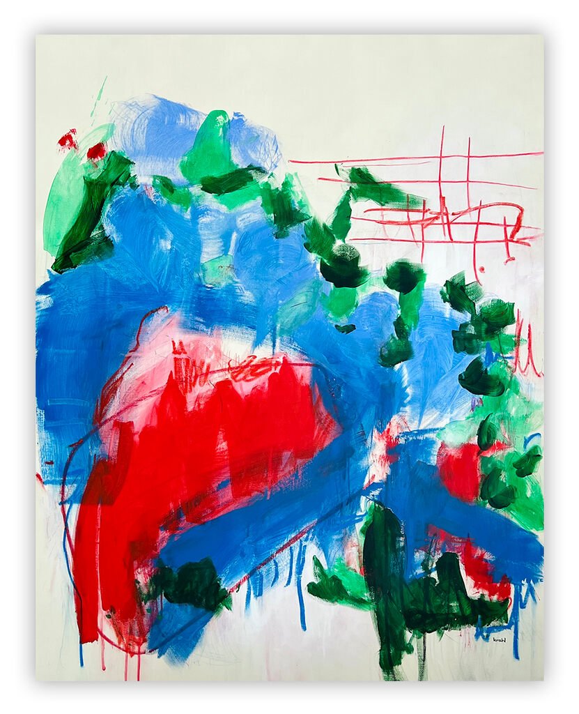 Walk In Ginza - Adrienn Krahl - Abstract Painting - Ideelart