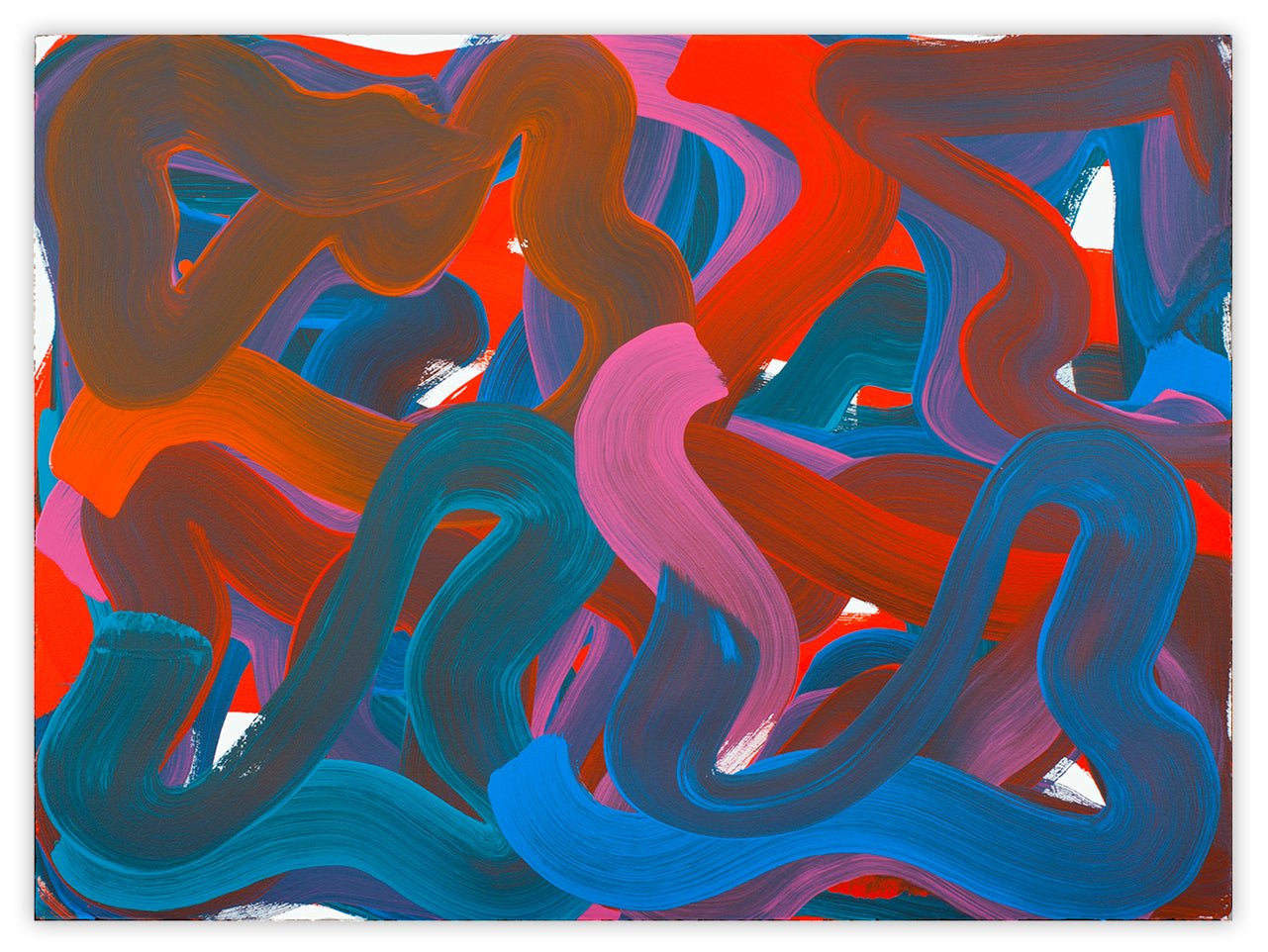 Wiggle No.22 - Leon Phillips - Abstract Painting - Ideelart