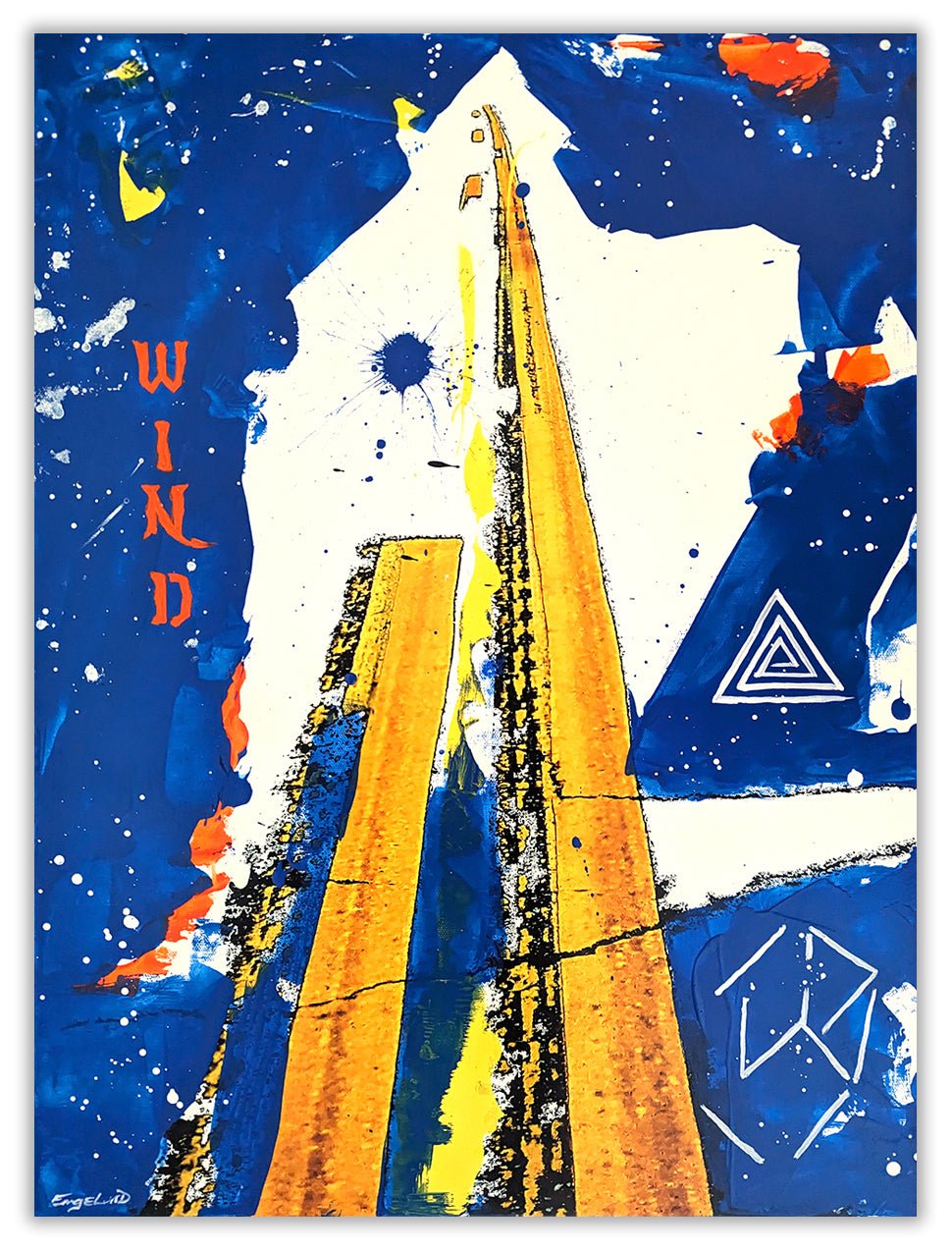 Wind (016) - Jason Engelund - Abstract Painting - Ideelart