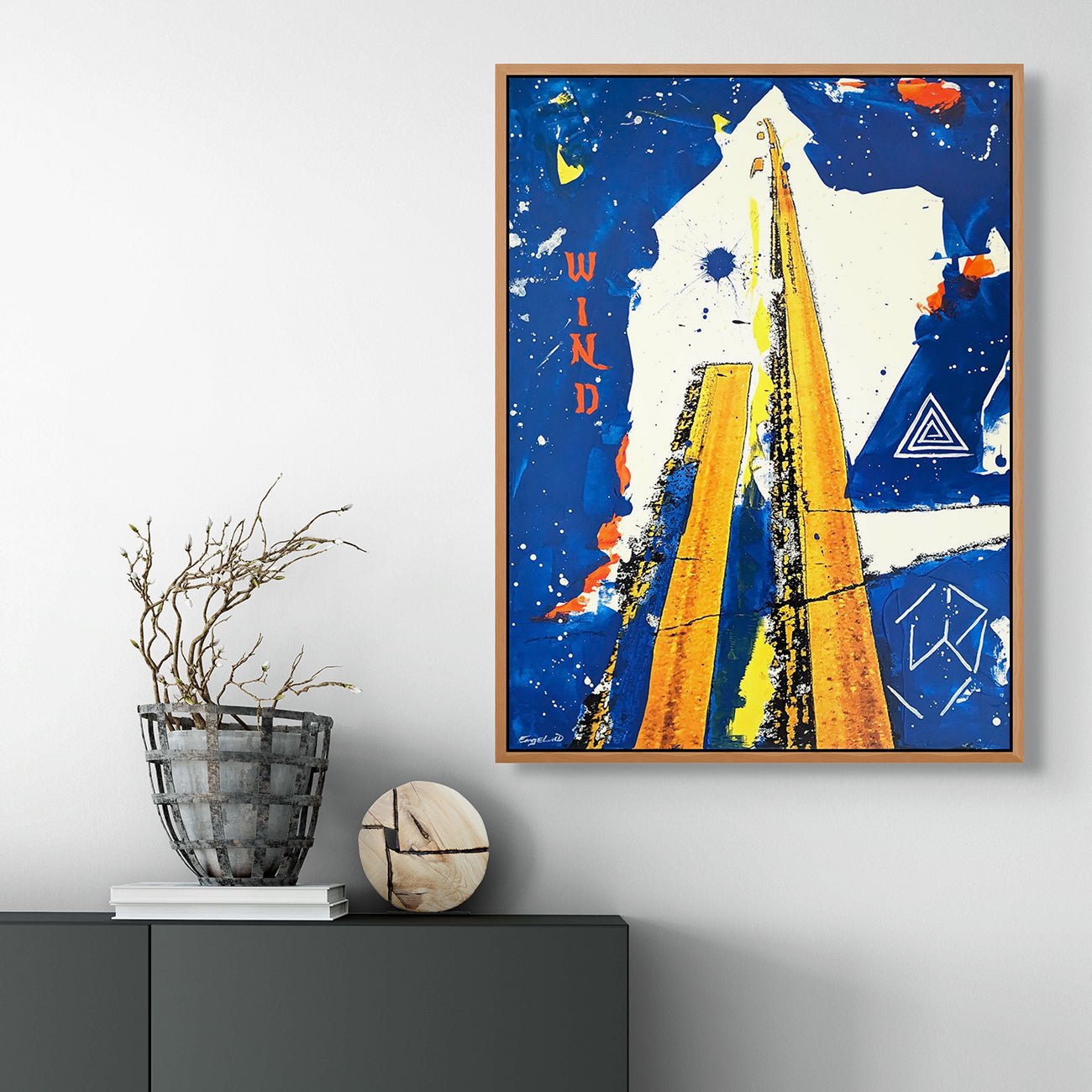 Wind (016) - Jason Engelund - Abstract Painting - Ideelart