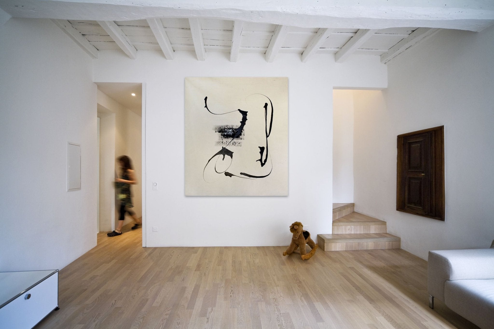 Winter trees - Brooke Noel Morgan - Abstract Painting - Ideelart