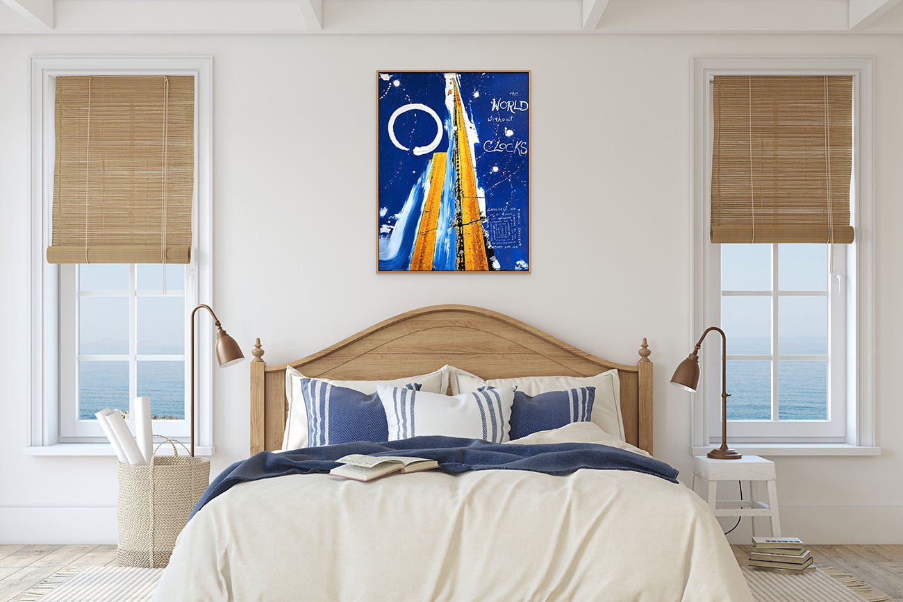 World Without Clocks (015) - Jason Engelund - Abstract Painting - Ideelart