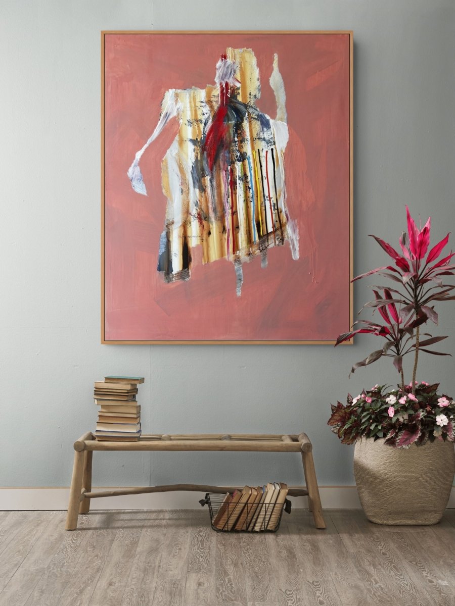 A Pharmacy Is A Great Place To Buy Socks - by Tommaso Fattovich - Abstract Painting - Ideelart