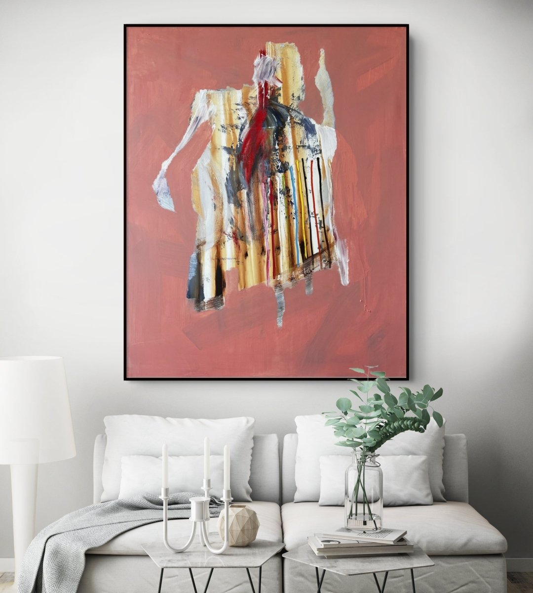 A Pharmacy Is A Great Place To Buy Socks - by Tommaso Fattovich - Abstract Painting - Ideelart
